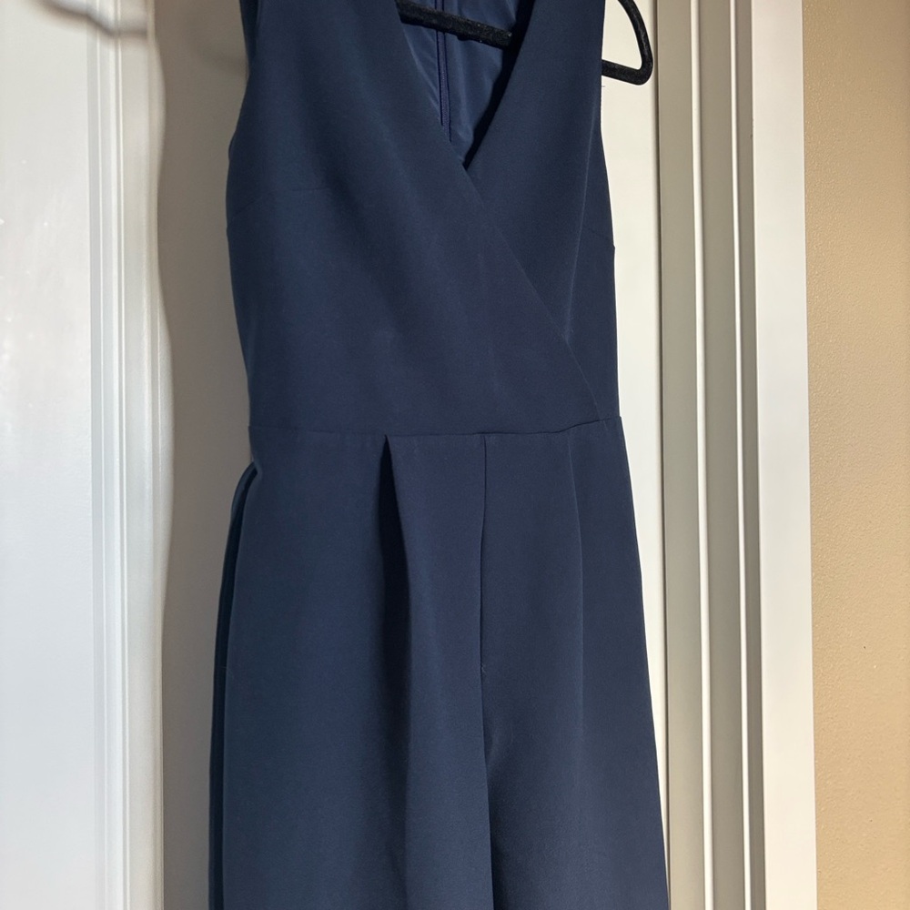 VINCE CAMUTO Navy Sleeveless Jumpsuit - Picture 5 of 6
